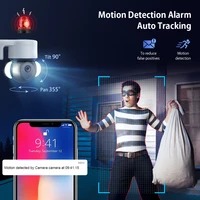 INQMEGA 5MP TUYA caméra intelligente Cloud caméra de Surveillance vidéo extérieure WIFI suivi automatique Google Home Alexa caméra CCTV PTZ Cam 3