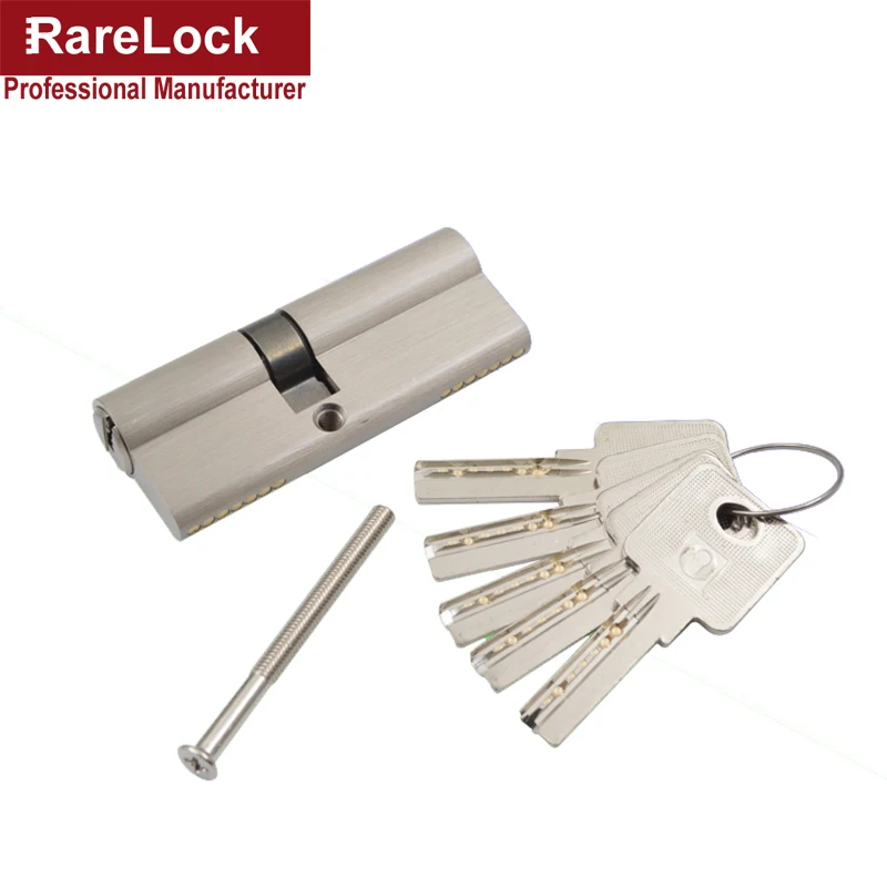 Door Lock Cylinder 90mm Double Opening Euro Profile Mortise Brass Locks