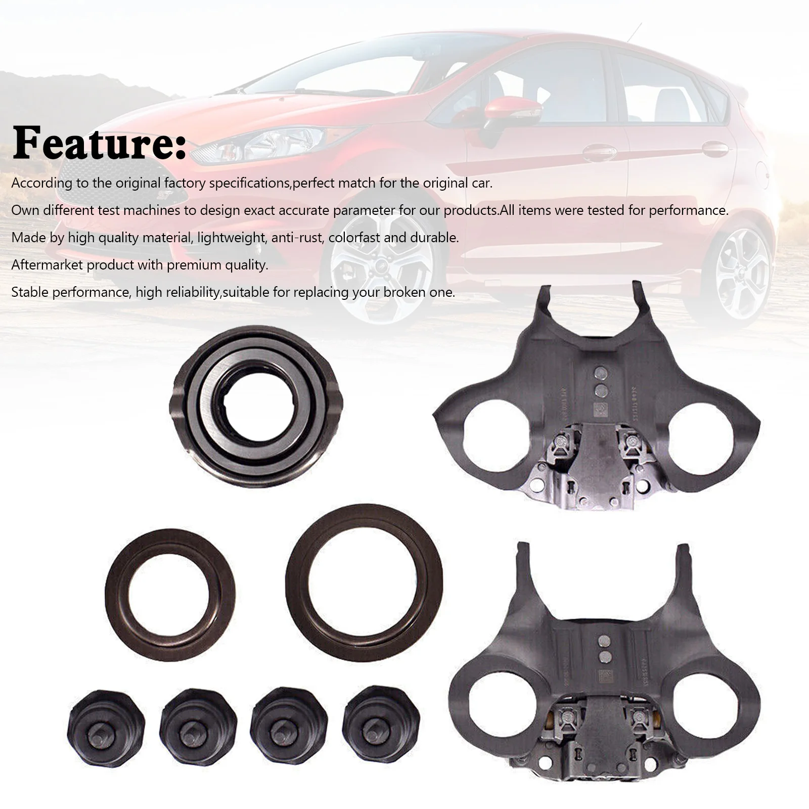 Artudatech DCT250 DPS6 Kupplungsauslöser-Gabel- und Lagersatz für Ford Fiesta Focus 2012–2019, Autozubehör – Detail 1