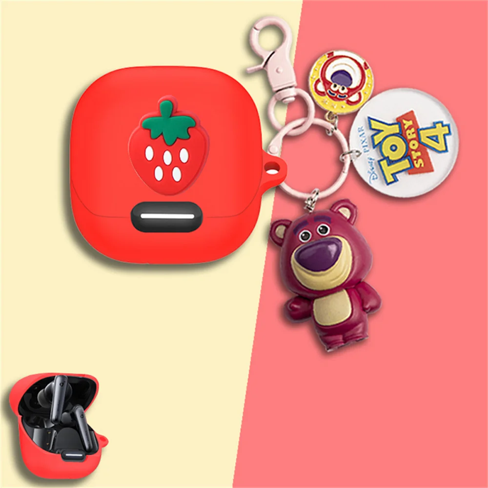 Keychain Pixar Airpod Case Cute Cartoon Anime Role Stitch Earphone