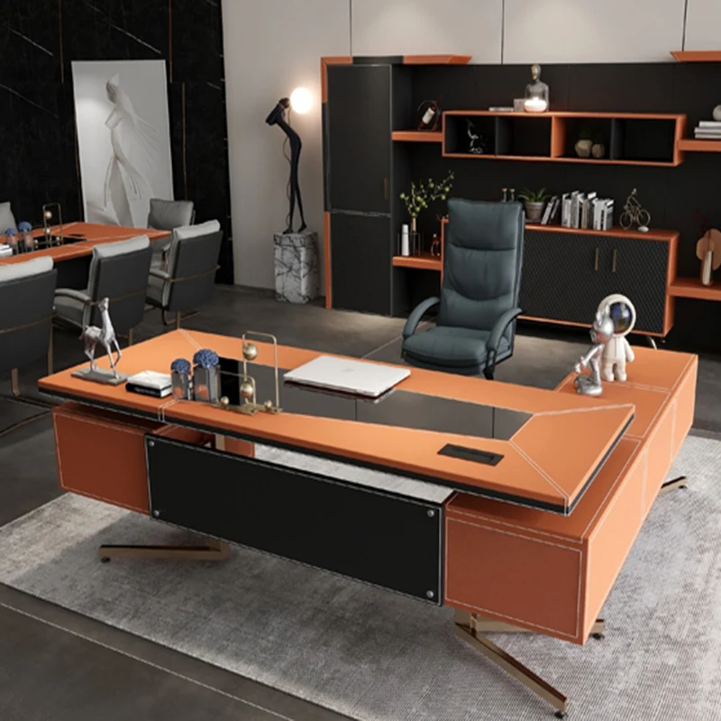 Computer Height Office Desk Studying Makeup Adult Nordic Office Desk Modern Storage Mesas Para Ordenador Bussiness Furniture