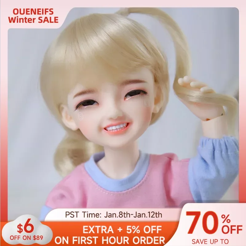 

Dollbom Pingo BJD SD Dolls YoSD Littlefee Luts 1/6 Resin Figures Ball Joint Toys Wig Shoes Eyes Clothes BWY