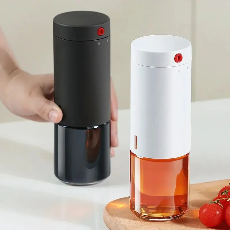 Oil Bottle 280ML Air Pressure Control Glass Oil Bottle Soy Sauce Vinegar Seasoning Household Small Pot oil dispenser seasoning jar glass oil bottle