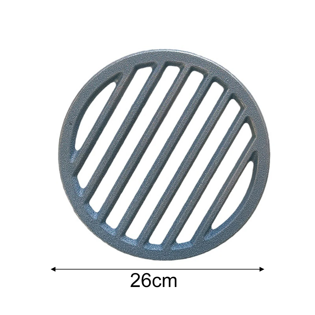 1pc Round Cast Iron Fire Grate Fireplace Replacement Parts Grate Cast Iron Heating Fireplace Parts Home Improvement
