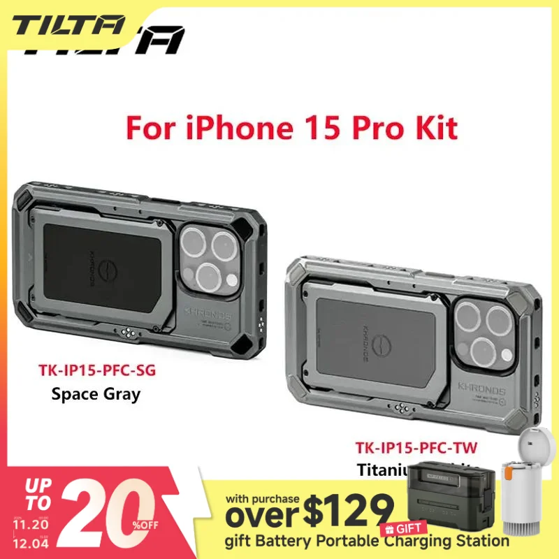 TILTA Khronos iPhone 15 Pro / Pro Max Case TK-IP15-PMFC Compatible