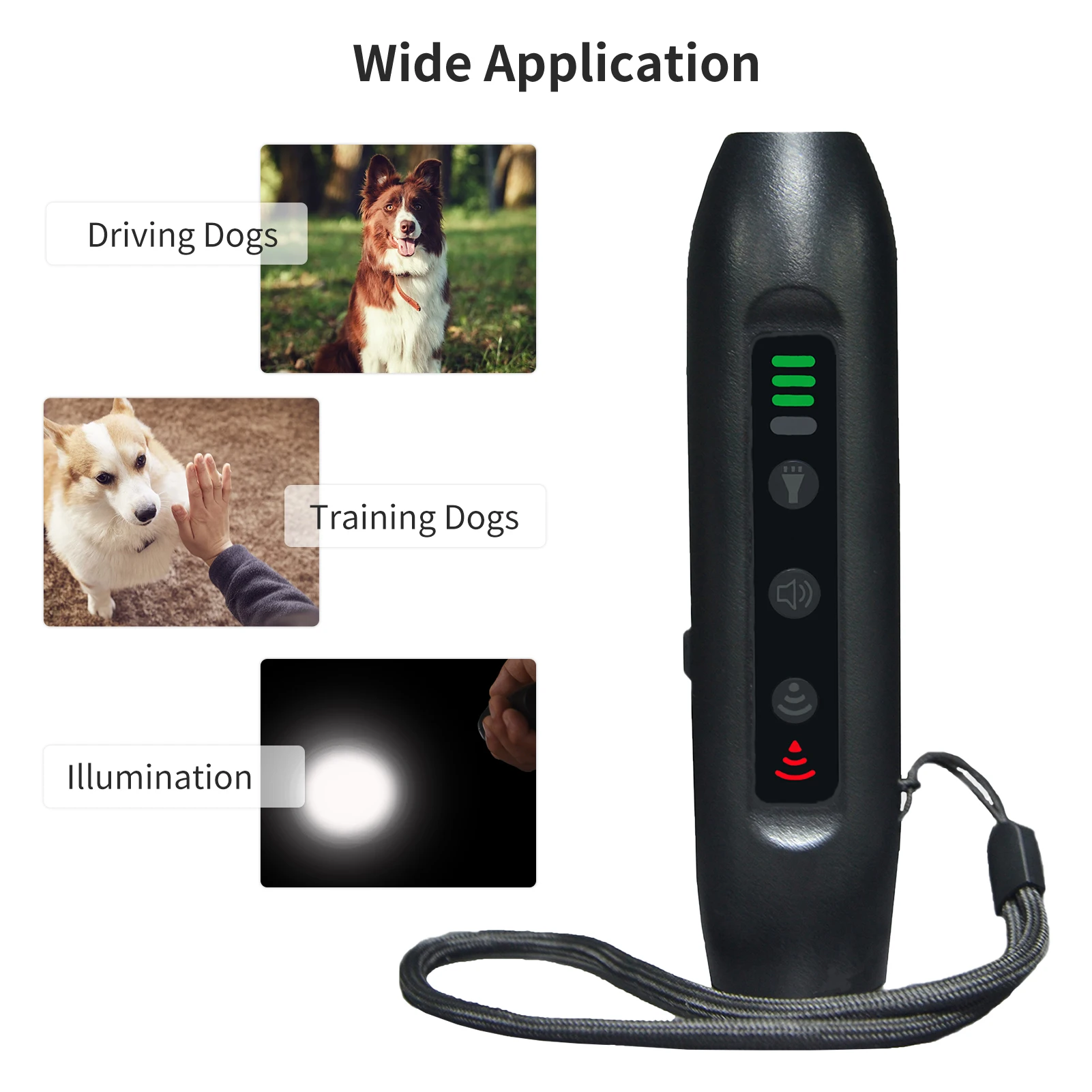 Pet Dog Repeller Ultrasonic Anti Barking Training Device