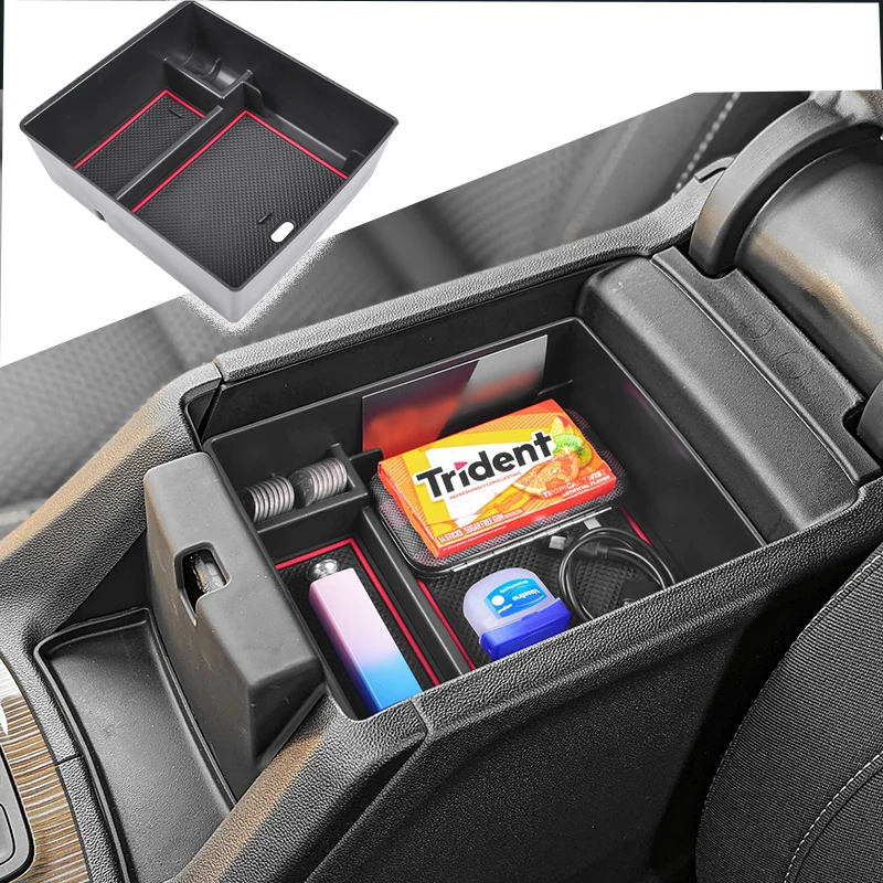 

Center Console Organizer For GMC Acadia 2017 2018 2019 2020 2021 2022 2023 Car Armrest Secondary Storage Box