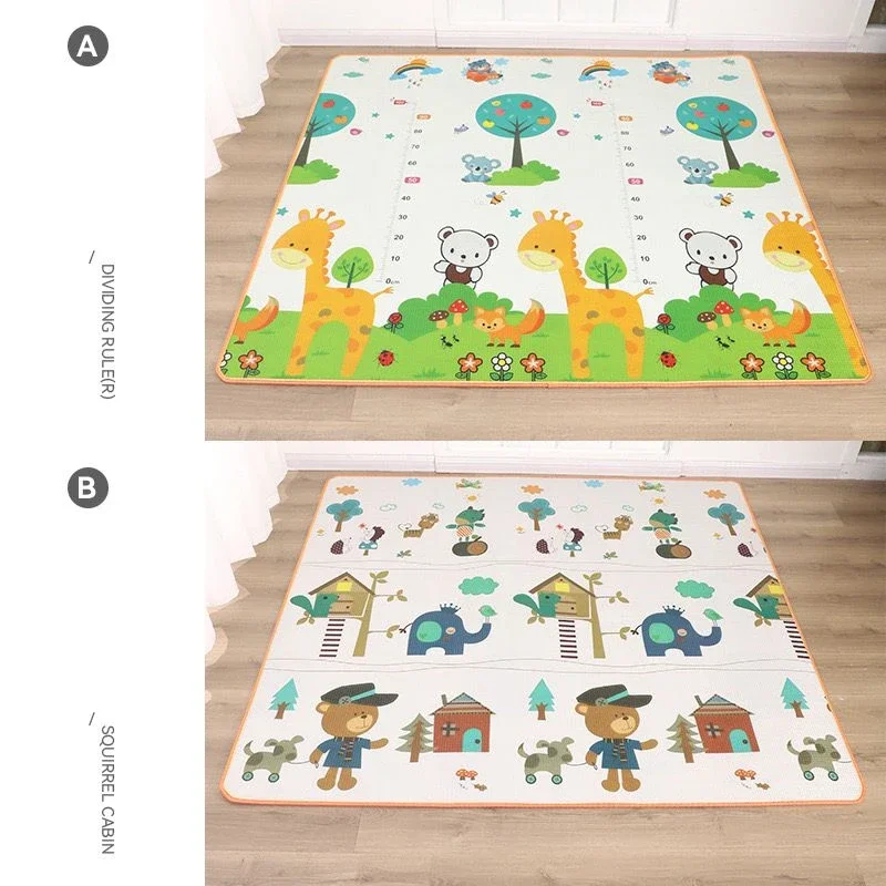 2 thickness options Baby Activities Crawling Play Mats Non-toxic Thick EPE Activity Gym Room Game Mat for Children's Safety Rug