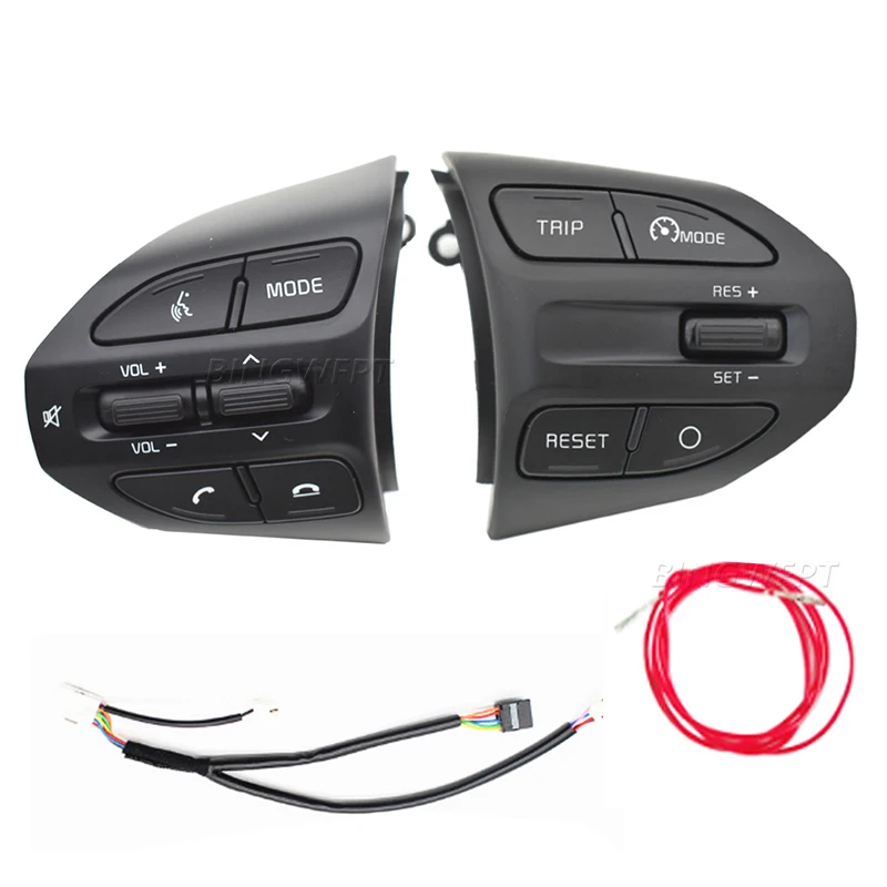 Super Steering Wheel Button For KIA K2 RIO 2017 2018 2019 2020 2021 RIO 4 X LINE