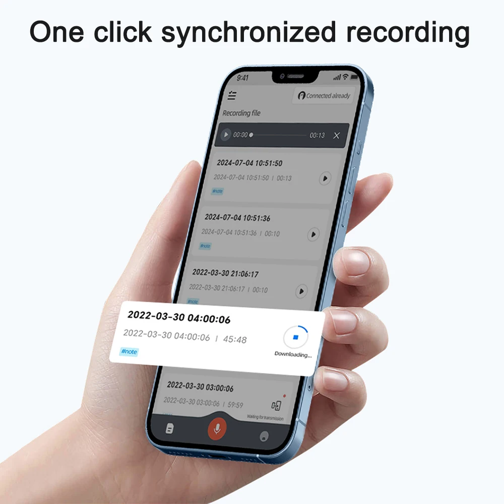 AI ChatGPT-4o Intelligent Voice Recorder 8-128GB Transcribe Summarize Language Translation Device Noise Reduction Sound Recorder