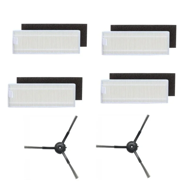 McbeAn Accesorios Compatibles Cecotec Compatible Conga 5290 Ultra Robot Aspirador Repuestos Cepillo Lateral Filtro Hepa Almohadilla De Mopa Bolsas De