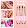 Kolinsky Sable Finest Premium Nail Art Long Striper Liner Brush with Wooden Handle Acrylic Nails Tool 6