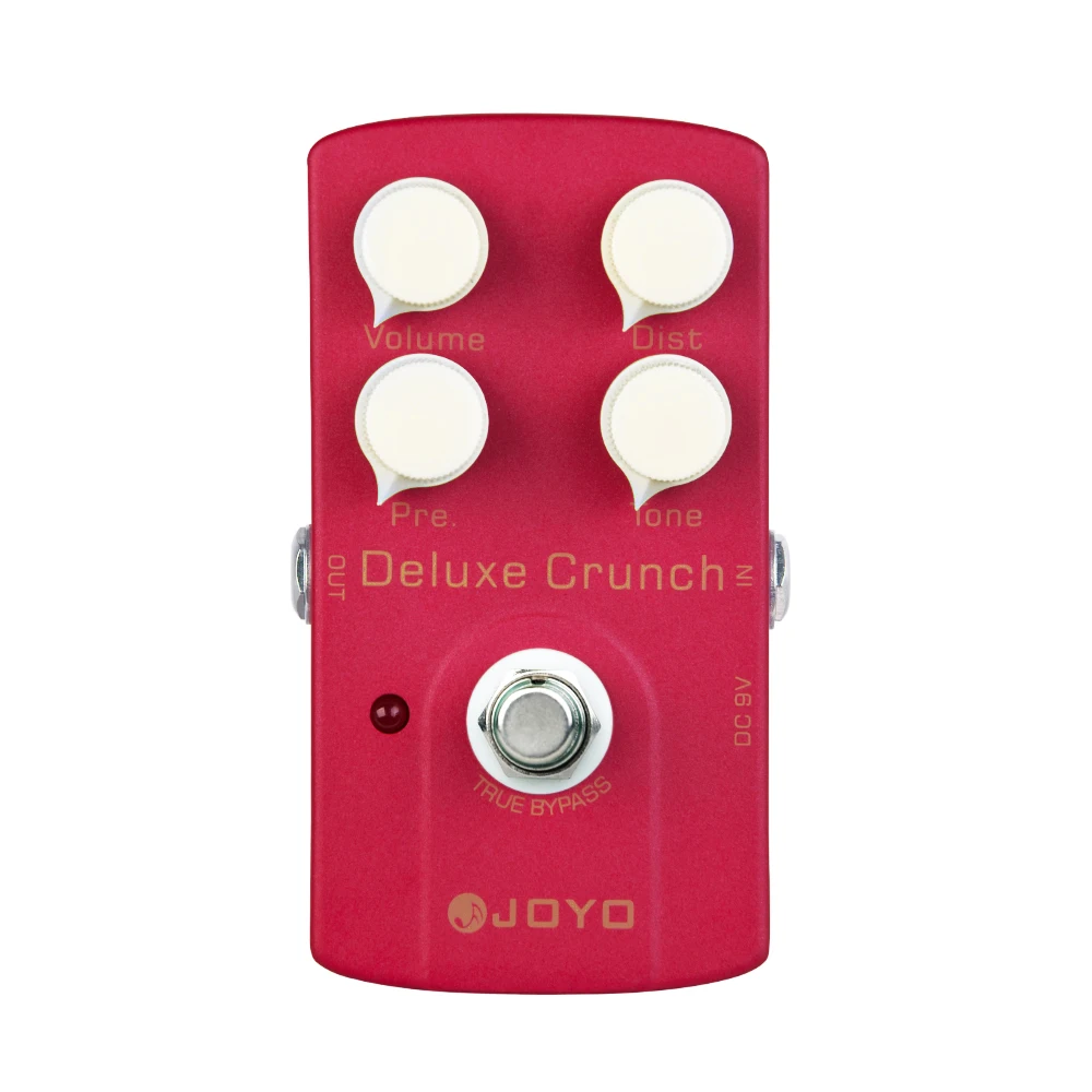 JF-39 DELUXE CRUNCH Distortion Pedal High Gain Crunch Distortion Sound with Vol/