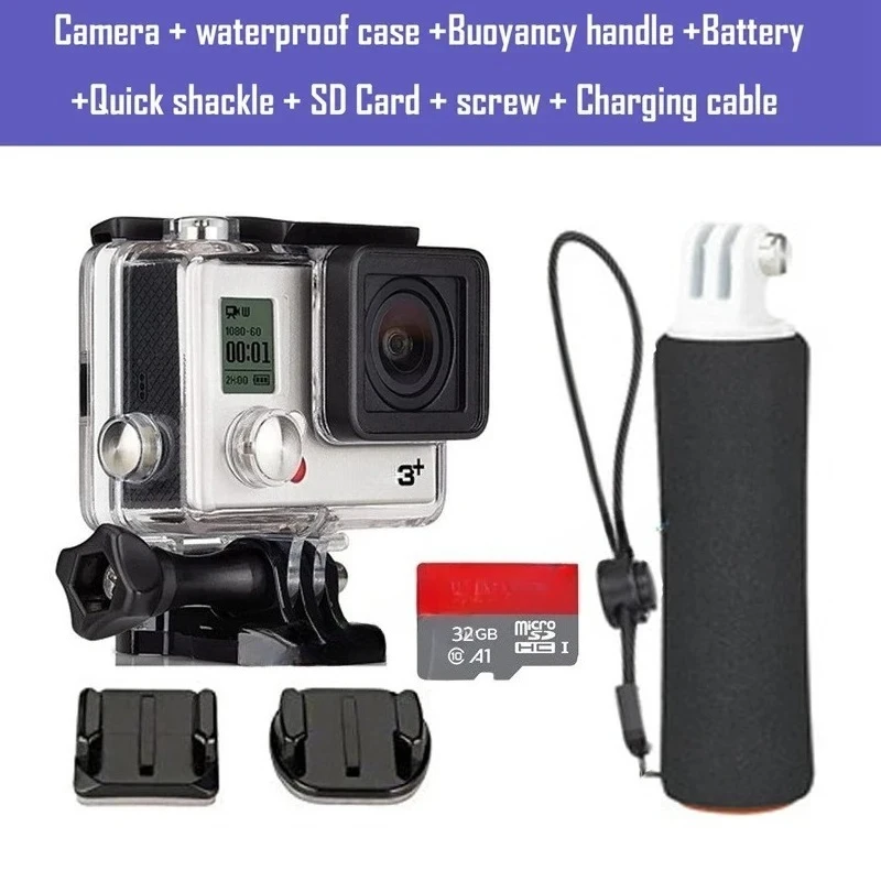 Accessoires GoPro HERO3+ Noir Argent - Lot Paquet 1 ou 2