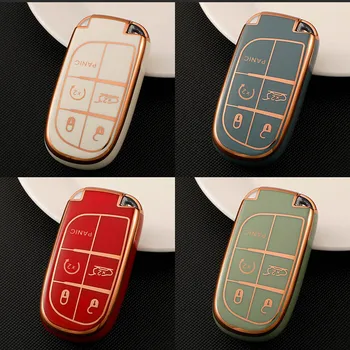 Custodia per chiave Auto in TPU per Jeep Renegade Compass Grand Cherokee per Chrysler 300C Wrangler Dodge 2022 accessori Auto portachiavi 4 Custodia per chiave Auto in TPU per Jeep Renegade Compass Grand Cherokee per Chrysler 300C Wrangler Dodge 2022 accessori Auto portachiavi - Custodia per chiave Auto in TPU per Jeep Renegade Compass Grand Cherokee per Chrysler 300C