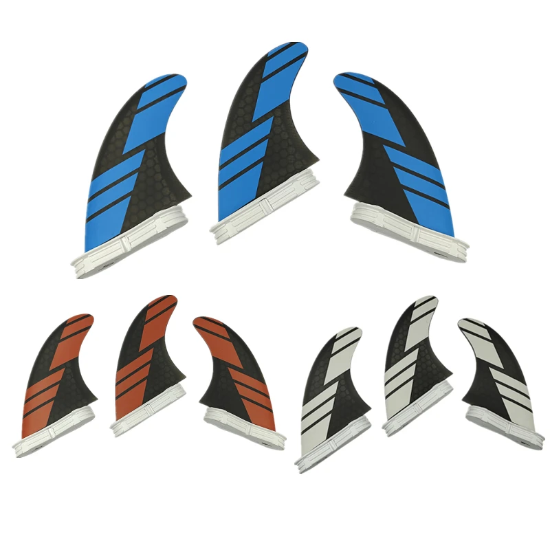 

UPSURF FCS 2 Fins G5 Surf Fins For Sup Surfboard Accessories Double Tabs 2 Fin Line Sticker 3Pcs/set Surfcasting Accessories