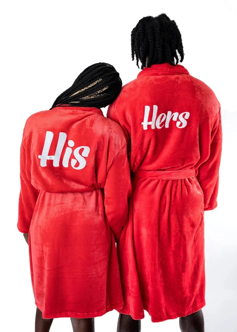 Honeymoon Robes Couples Spa Robes Gift Bride And Groom Gift Mr Mrs Bathrobes Flannel Anniversary King Queen Bathrobes women dress,women sleepwear,bride robes