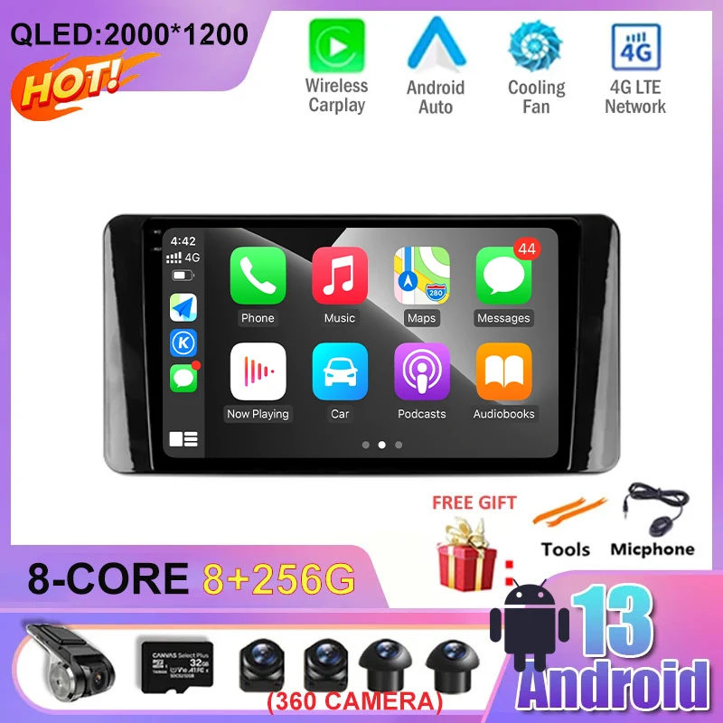 

Android 13 Car Multimedia Video Auto Radio Player Navigation Stereo For Volkswagen Polo Mk6 VI 6 2020 - 2022 4G WIFI GPS
