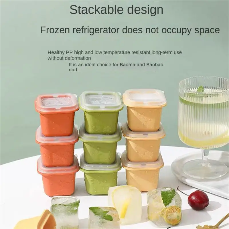 W&P Ice Cube Container with Lid, 5 Colors, Set of 3 or 6 on Food52