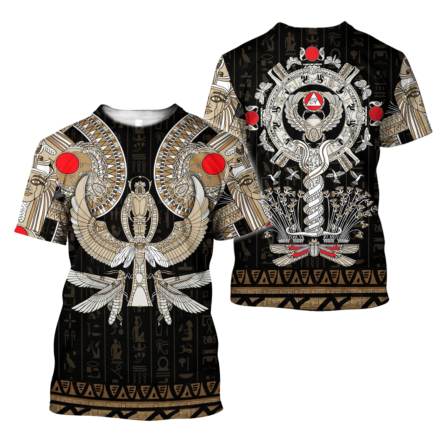 Sommer Mode Männer t-shirt 3D Gedruckt Anubis Alte Ägyptische Mythologie T-Shirt Straße Trend Wilden Unisex kurzarm TTD02 – Detail 10