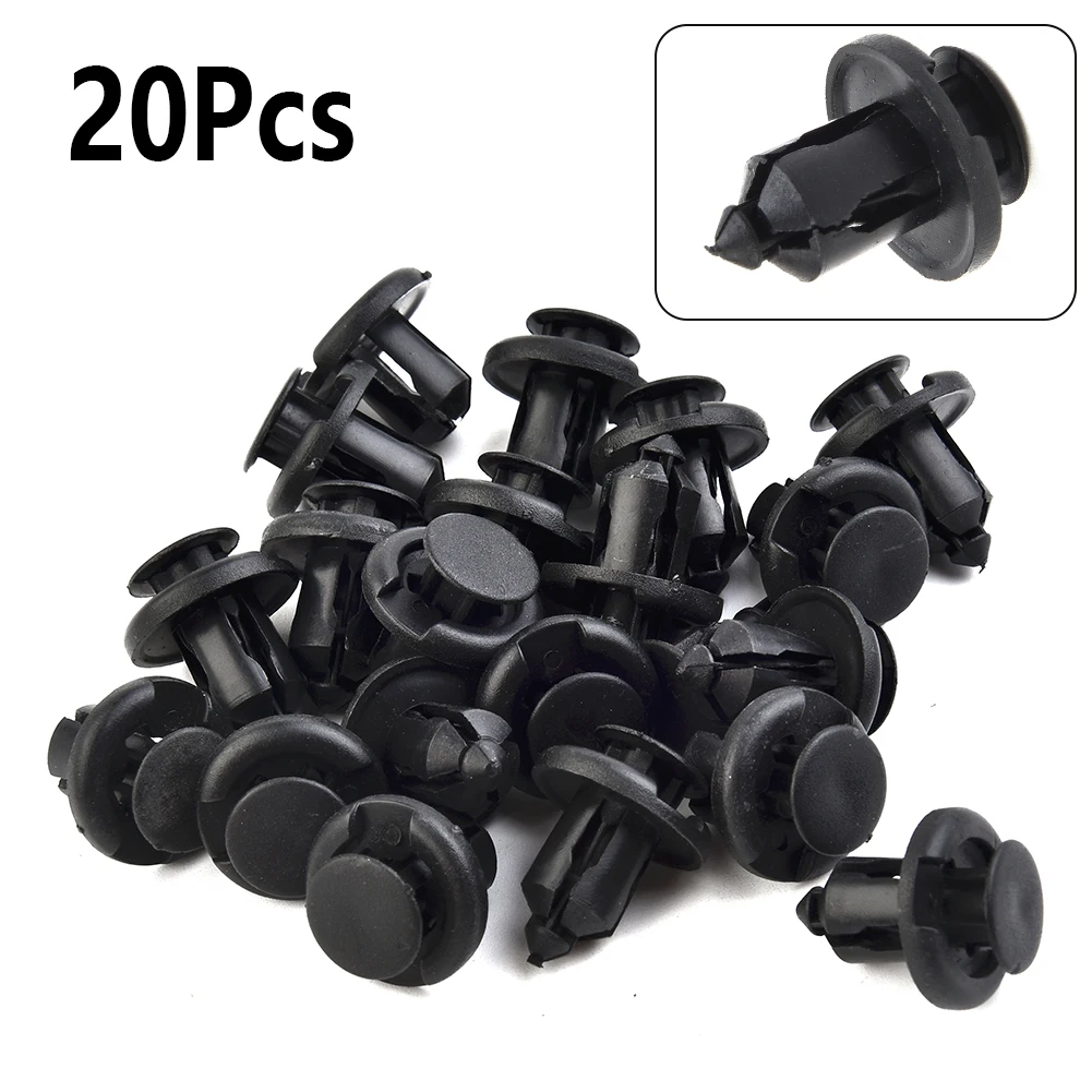 

20pc Car Front Bumper Fix Clip Push Type Retainer & Insert Metal 91505-S9A-003 For Honda For Accord For Civic For Pilot For CR-V