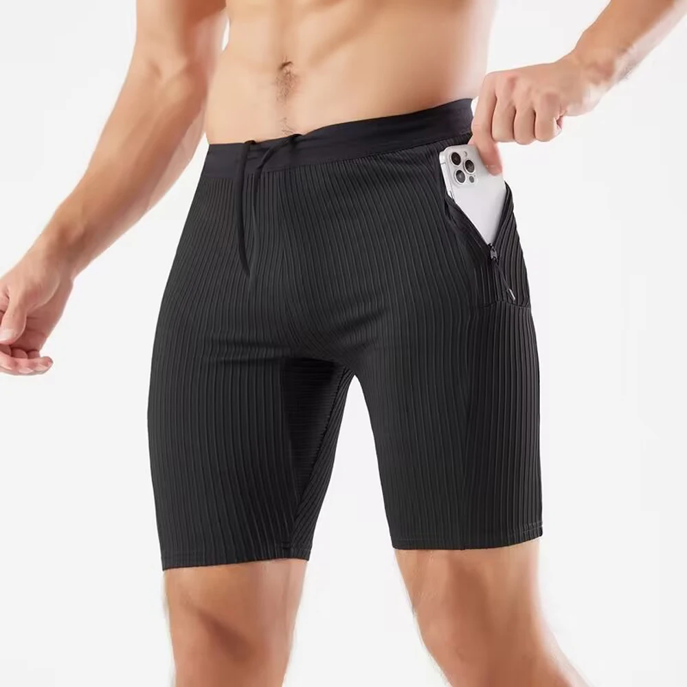 Running Shorts Sports Shorts Fitness Pants Mens Compression Gym Bottoms