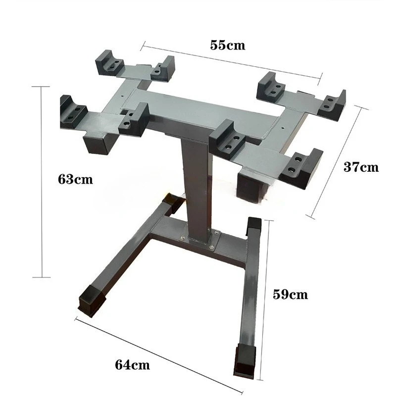 Hot High Quality Rack Equipment Gym Muscle Trainer Exercise Adjust Dumbbell Rack