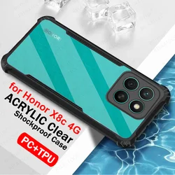 Coque de Protection Acrylique Transparente et Antichoc - Couverture Armor Durable avec Dossier Rigide