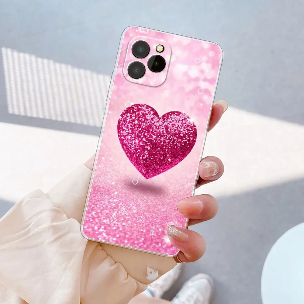 Oukitel C21 Pro Clear Marble Silicone Soft Case - Stylish Protective Cover