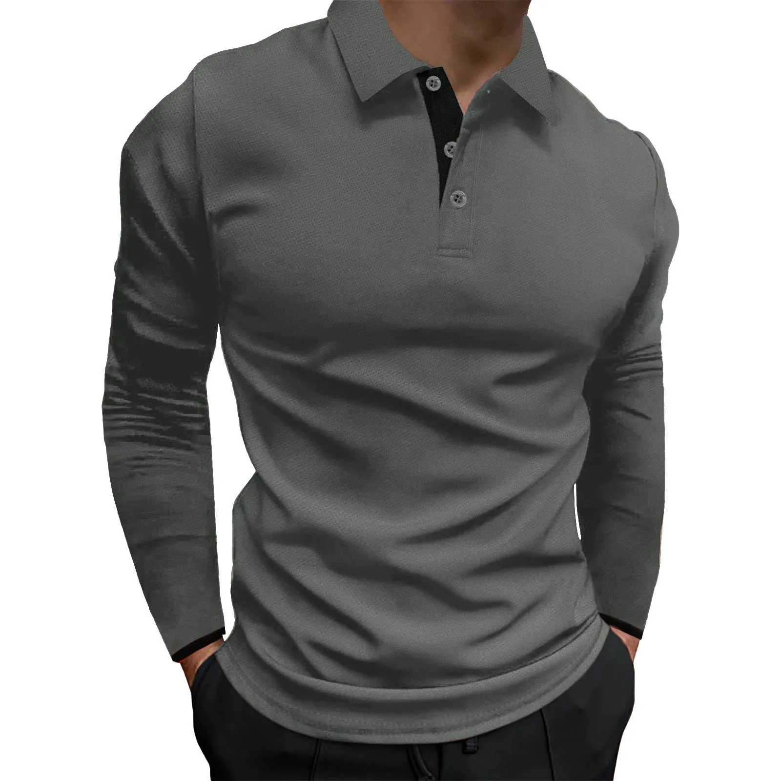 Men'S Summer Printed Collar Men's T Shirt Man Shirts Men's Short Sleeve Shirt Long Sleeve T Men Large Tall Mens Shirts