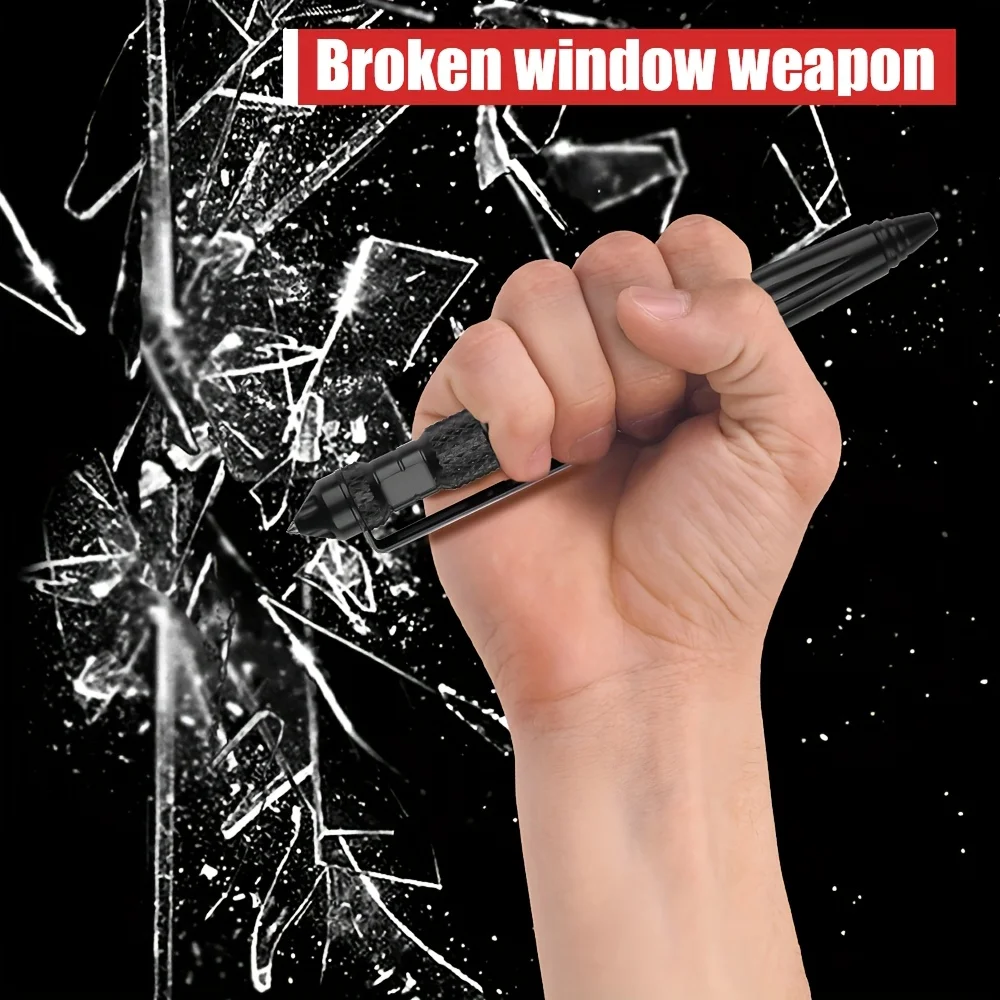 Defense Pen Tactical Multifunctional Tungsten Steel Head Broken Window Tool Outdoor EDC Self Portable Signature