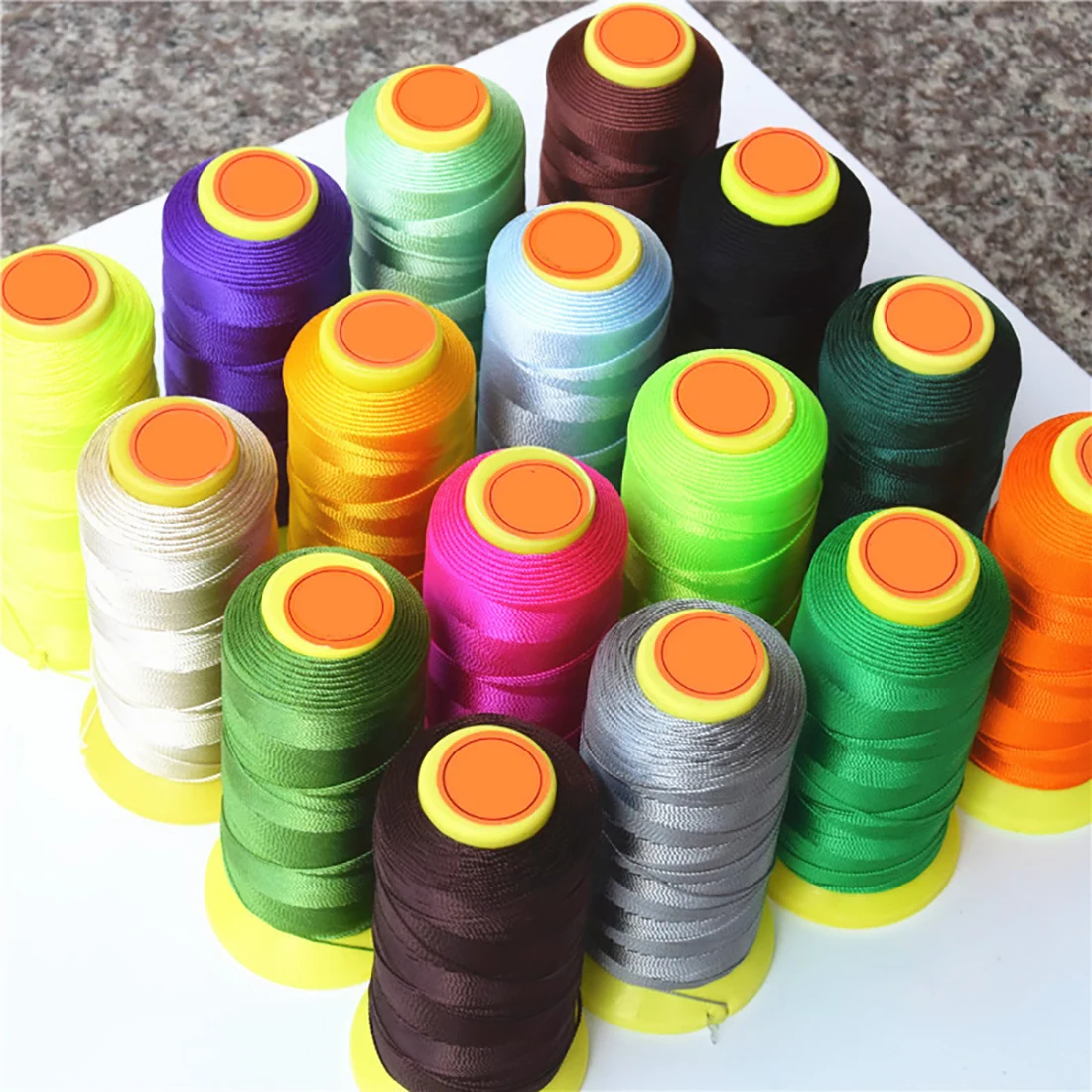 1000m/Roll 0.2/0.4/0.6/0.8/1mm Embroidery Silk Thread Sewing Thread ...