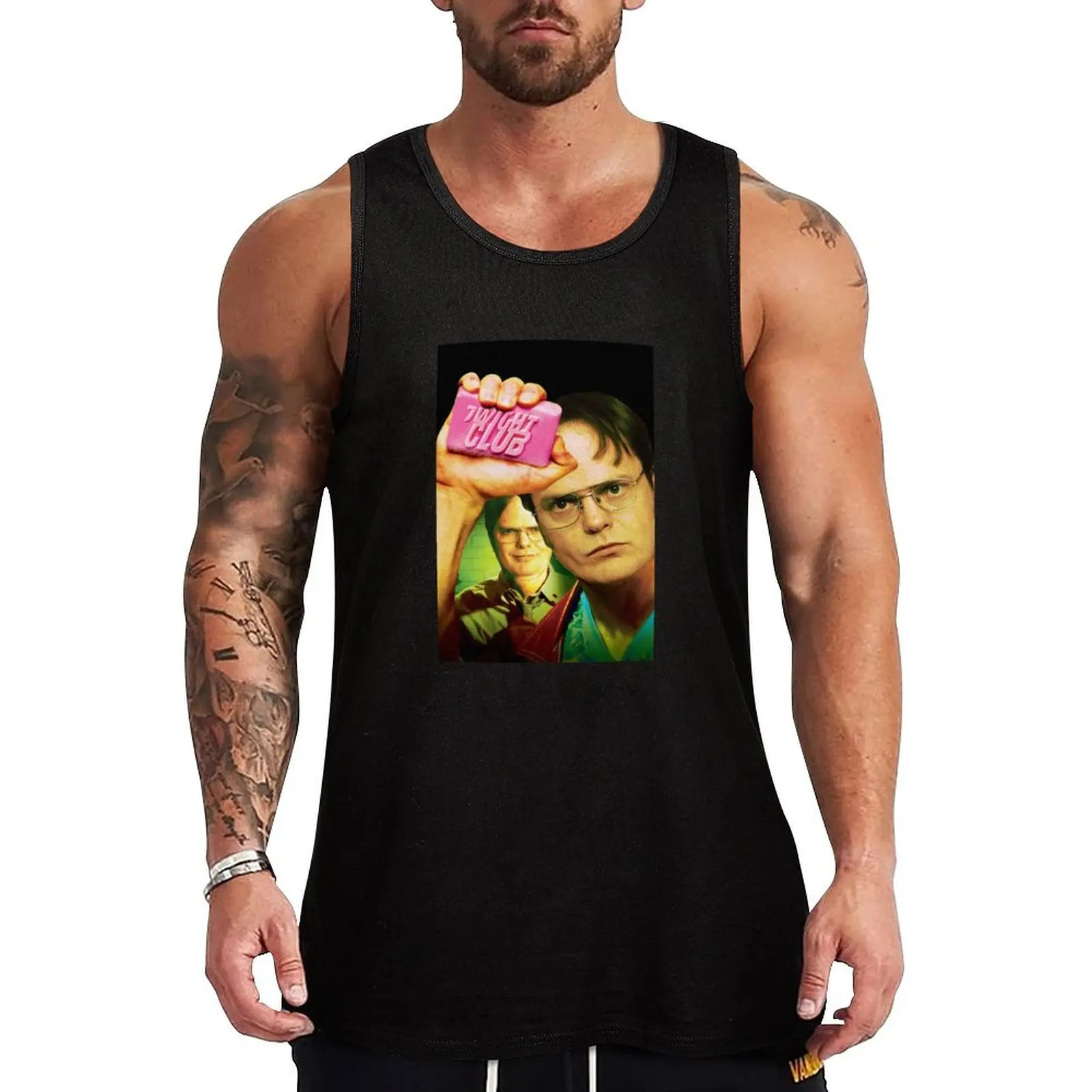 

Dwight Club Tank Top Muscle fit Vest for boy