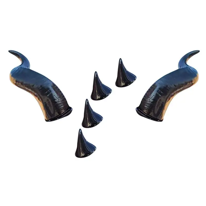 

Hat Decorations For Motorcycle Small Devil Horns Ornament Hat Accessory Decoration Cool Bicycle Hat Horns Scratch Resistant