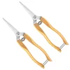 2 Pcs Stainless Steel Garden Pruning Shears Ergonomic Handles Neat Cutting Scientific Angle Rust Proof Easy 3