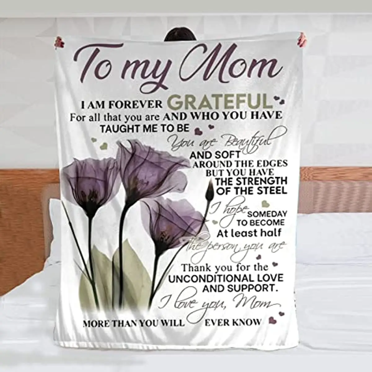 

Фланелевое Одеяло для моей мамы от сына дочери, одеяло для мамы я люблю тебя, подарки на день рождения для мамы, мягкое покрывало для кровати