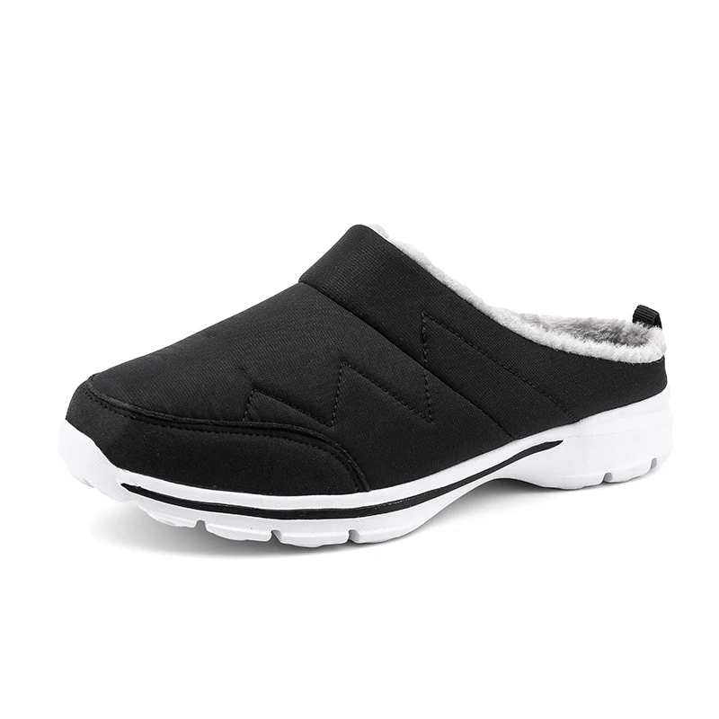 Winter Men Women Plush Slippers Home Indoor Warm House Cotton Shoes Room Lightweight Anti slip slippers big size 36-48