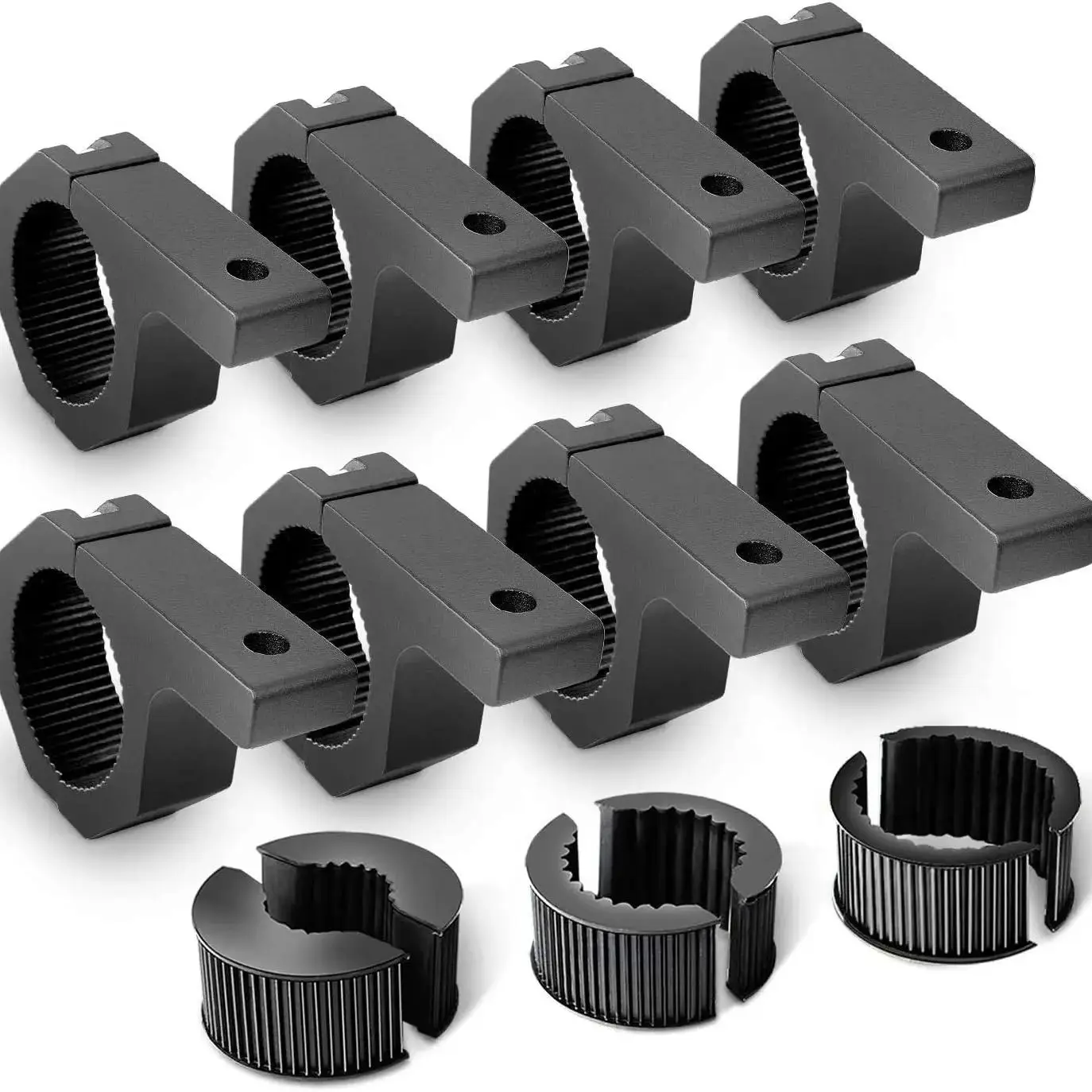 Aluminum Alloy Motorcycle LED Headlight Spotlight Clamps Bracket Tube Mount Motorcycle Fog Light Auxiliary Lamp Holder