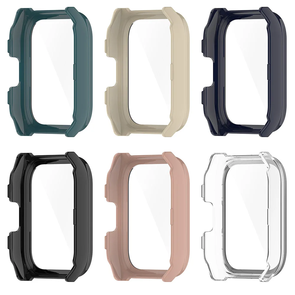 For Haylou Watch 2 Pro (LS02 Pro) 2-in-1 Protective Case With Screen Tempered Glass Protector Watch Protection Cover With Film