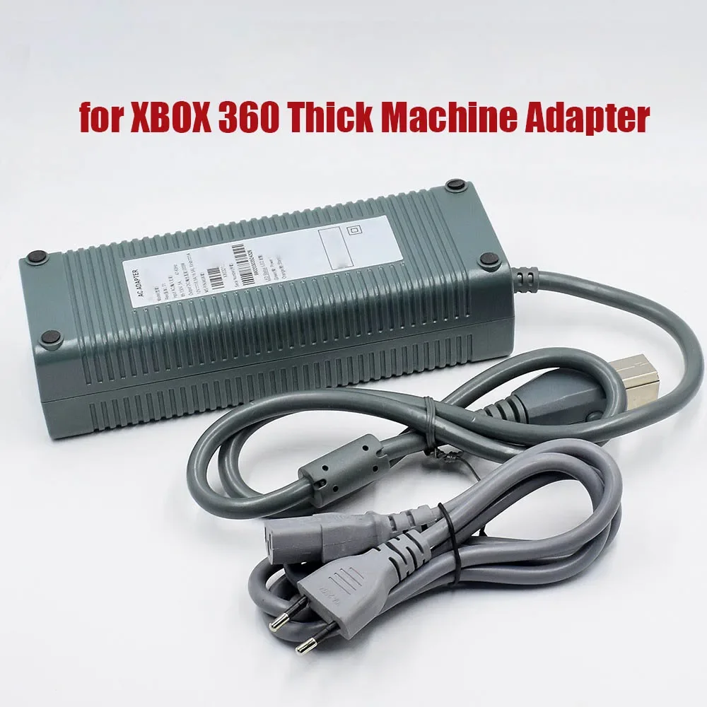 Power Adapter Power Supply Switching Power Supply Game Console Power Adapter for Xbox 360 Fat Console US/EU/AU Plug AC Adapter Power Supply Thick Machine Adapter fo Xbox360 Fat Console Repair Accessories