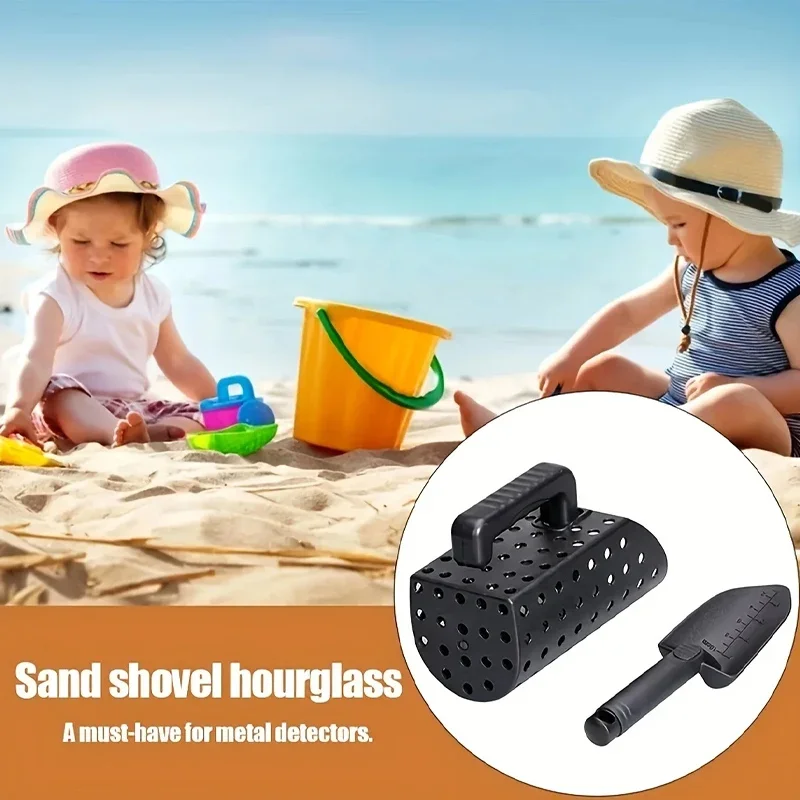 Plastic Metal Detector Sand Scoop Shovel Set Beach Gold Digging Filter Tool For Underground Metal Treasure Detect