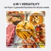 Oven Air Fryer，Convection, Speedy Combi, Even Defrost 11.3'' Turntable Sound On/Off, 27 Auto Menu&47 Recipes， 2