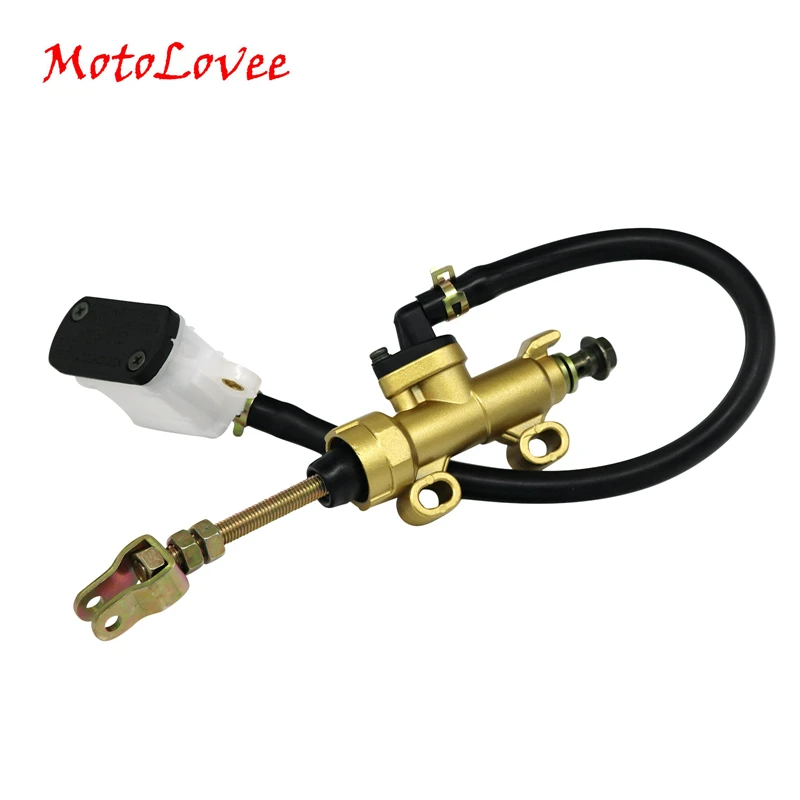 

MotoLovee Motorcycle Hydraulic Pump Quad Dirt Bike Pit Rear Foot Brake Master Cylinder ATV Motorbike Brakes For Honda Yamaha