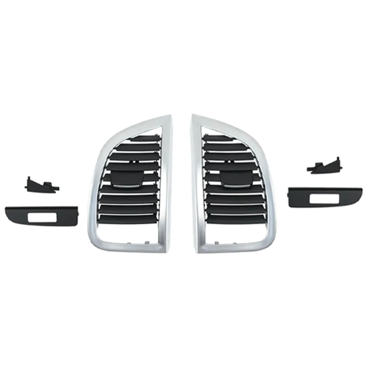 

1Pair Front Dashboard Air Conditioner AC Vent Outlet Grille Panel Cover for Audi Q7 2006-2015 4L0820901