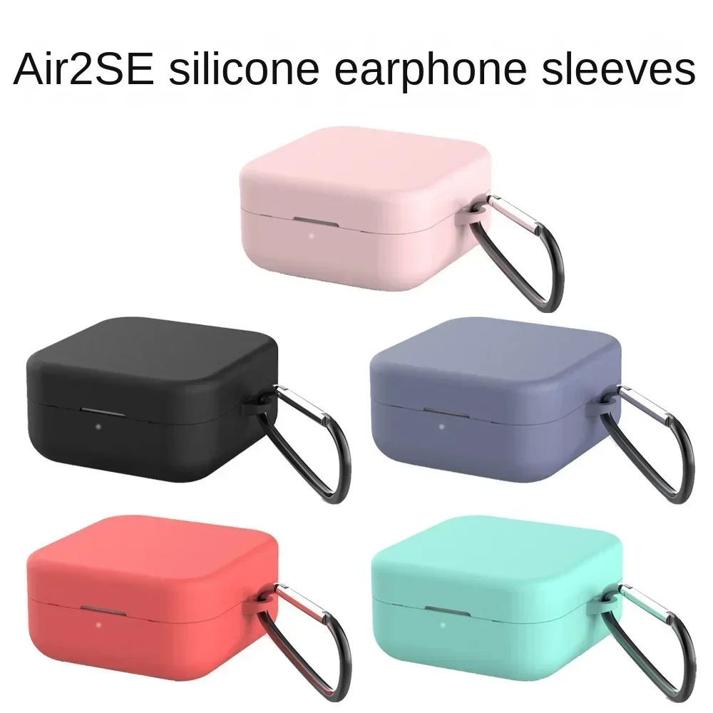 

2 In 1 Soft Silicone Case for Xiaomi Air 2 SE Protective Earphone Cover for Xiaomi Mi True Wireless Earphones 2