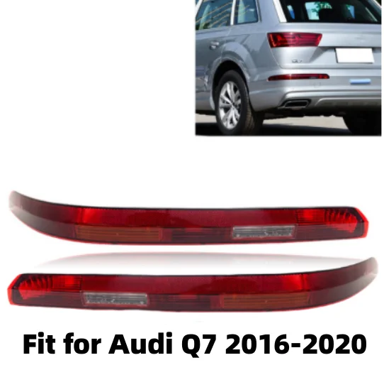 Car Rear Bumper LED Tail Light Turn Signal Stop Brake Light with 4