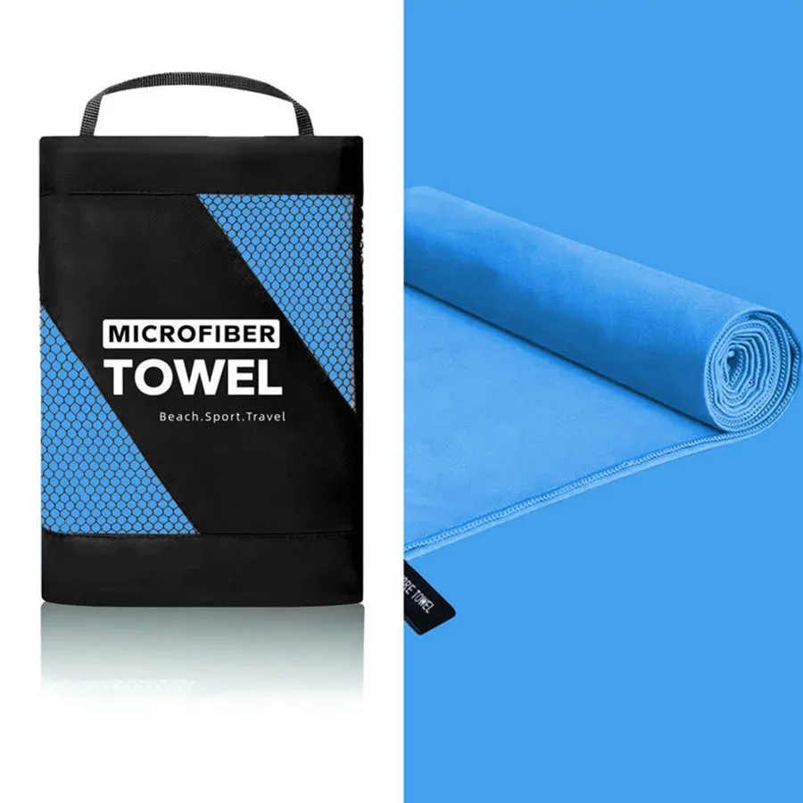 Grande serviette de plage microfibre anti-sable séchage rapide_voghion.com