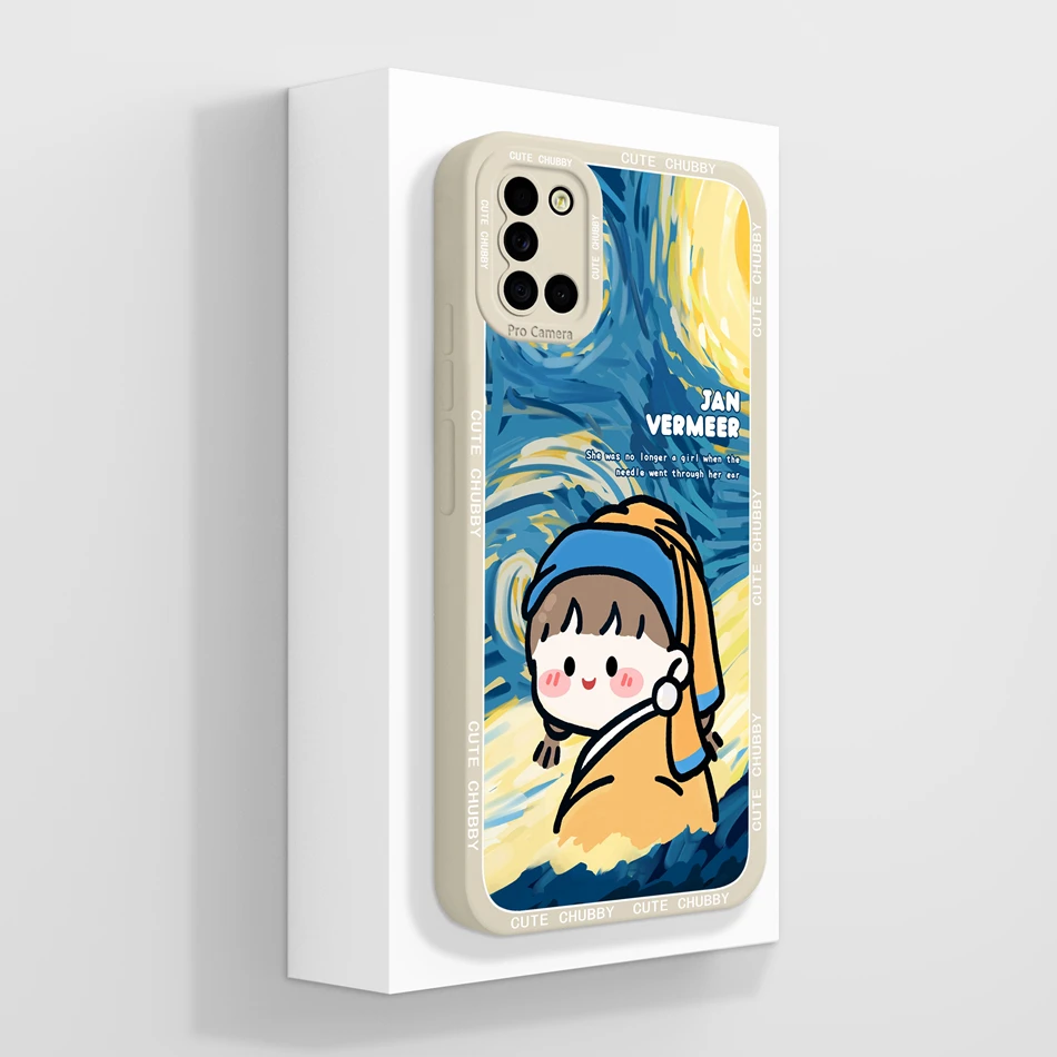 Aesthetic Soft Silicone Phone Case with Full Protection and Anti-Shock Design