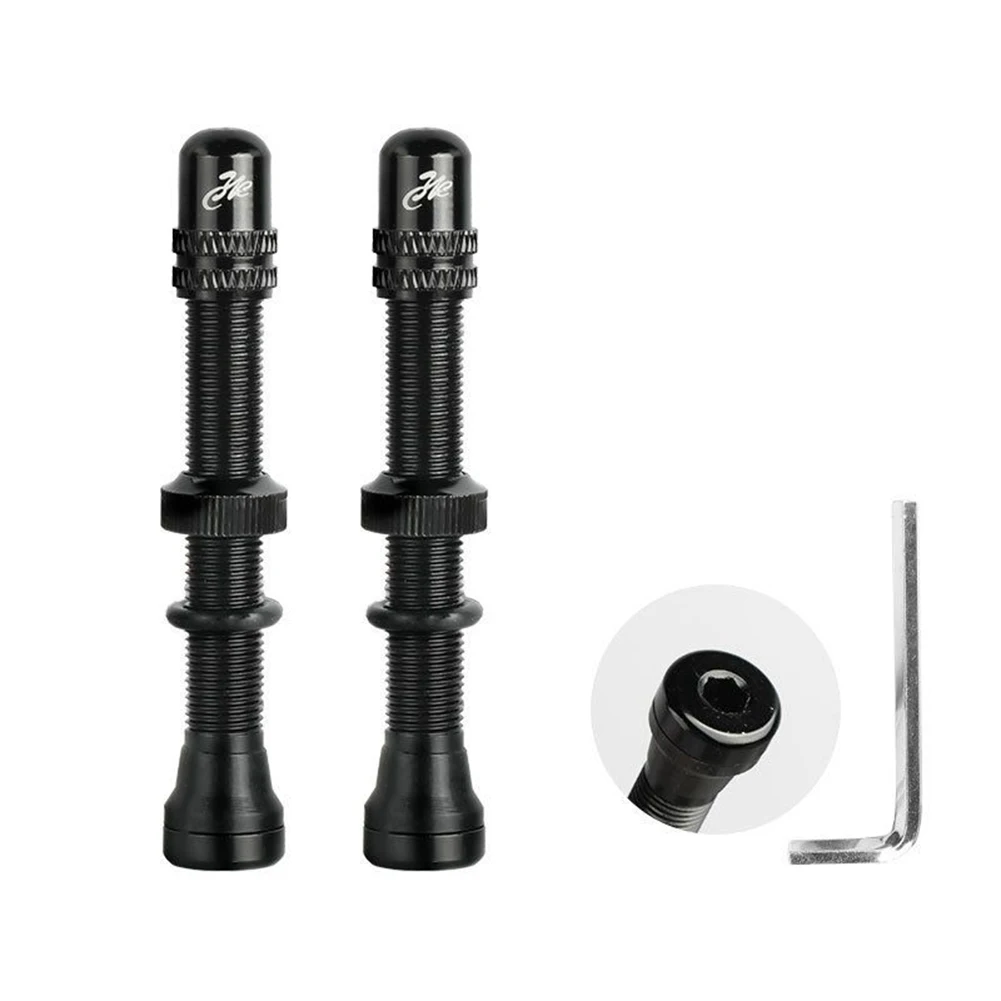 

Tubeless Stems Bicycle Valve 60mm Aluminum Alloy+copper For-Schrader MTB Road Bike Nozzle Practical Replacement