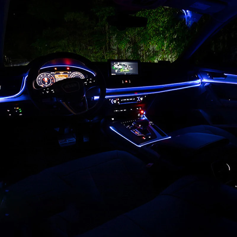 ڵ ׸ LED   EL ̾ ׿ Ʈ,  ֺ , USB Ƽ  ̿, DIY, 2M